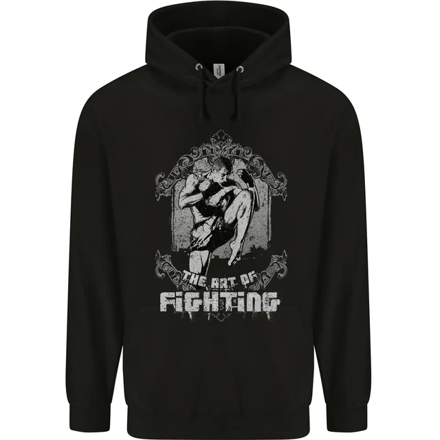 The Art of Fighting MMA Muay Thai Mens 80% Cotton Hoodie