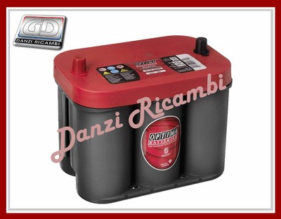 AGM BATTERIA OPTIMA RTC4.2 REDTOP ROSSA 50Ah RT C 4.2 RED TOP EK508 