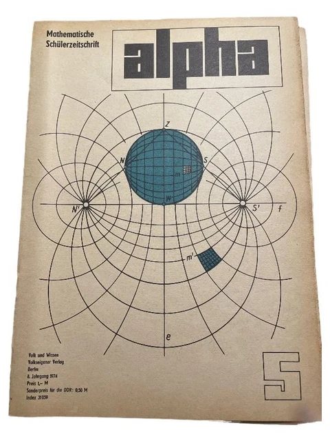 ALPHA - VOLK und Wissen Revue Mathématiques DDR 1974 EUR 2,95 - PicClick FR