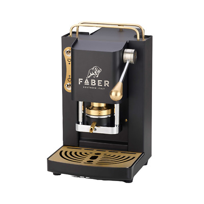 Macchina Caffe Cialde Faber Mini Pro Deluxe Black + 50 Cialde La Selezione Faber