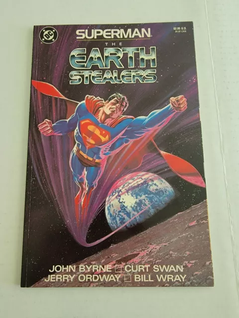 Superman The Earth Stealers Dc Comics 1988 One Shot Graphic Novel