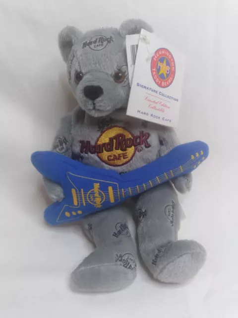 Hard Rock Cafe Plush Beanie Bear Teddy Toy Memphis Herrington Vintage 2006 [New]