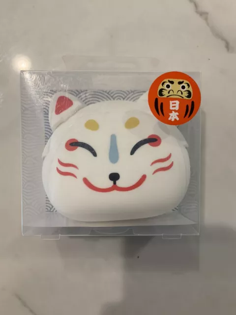 New Cute Japanese Kabuki Silicone Pochi Cat Coin Purse Wallet Epcot Mitsukoshi