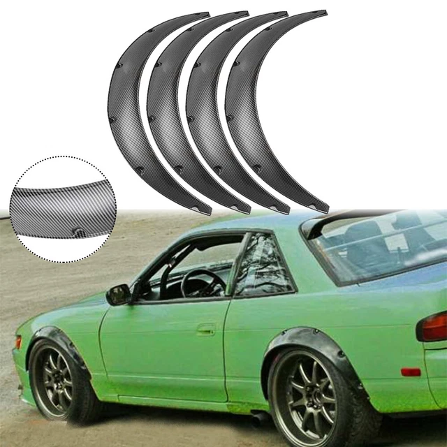 CARBON FIBER FENDER Flares Extension Wheel Arches Body Kit For E30 E36