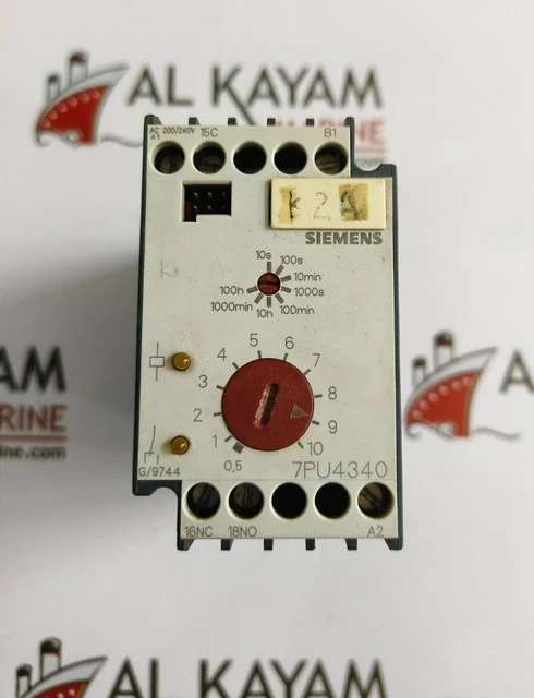 Siemens 7Pu4340-2An20 Timming Relay Fast Ship By Dhl/Fedex