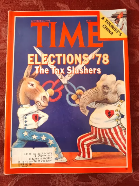 TIME Magazine October 23 1978 Oct 10/23/78 ELECTIONS 78 CHINA