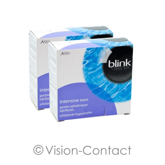 Blink Intensive Tears 2 x 20x 0,4ml Ampullen Benetzungslösung Augentropfen AMO