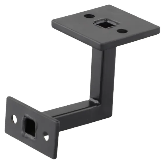 Matte Black Finish Handrail Brackets for For stairs Add a Touch of Modern Style