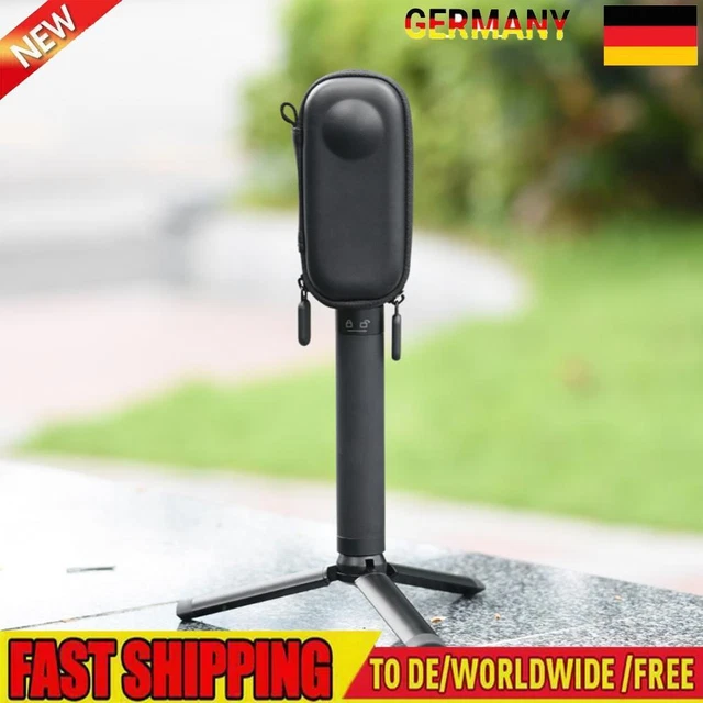 Hartschalen-Schutzhülle PU-Tragetasche für Insta360 One X3/2 (schwarz)