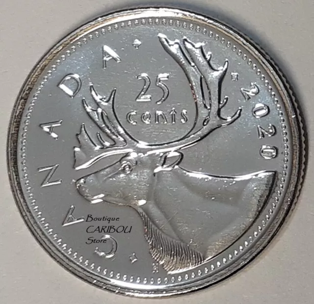 2020 Canada 25 Cents BU