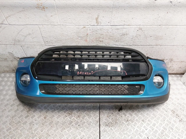 MINI COOPER F55 F56 Complete Front Bumper In Electric Blue B86 2014 £ ...