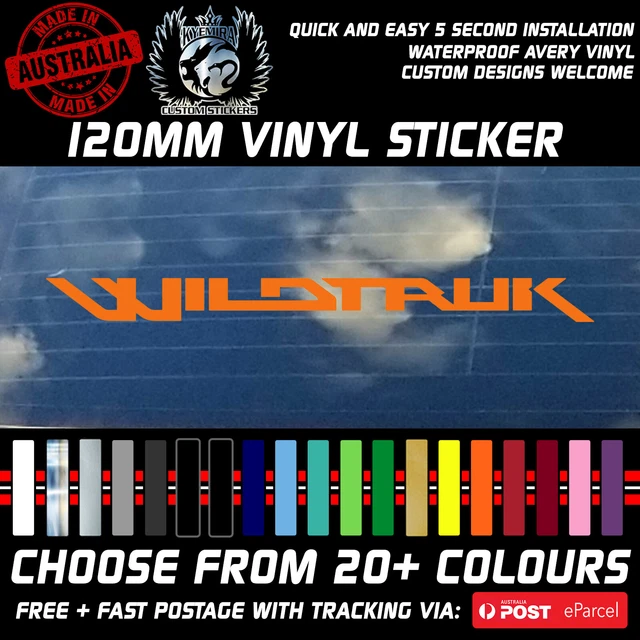 FORD RANGER WILDTRAK XLT XLS WILDTRUK Wildtruck vinyl Sticker decal ...