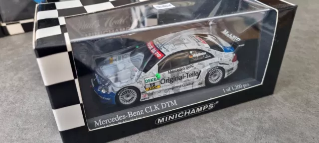 1:43 - MINICHAMPS MERCEDES CLK COUPE Nr. 12 NEUWERTIG & VERPACKT SELTEN 30 JAHRE SAMMLUNG