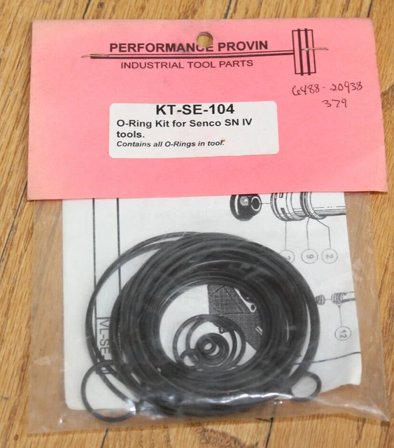 Senco O Ring Kit for SN IV Nailer KTSE104 KT-SE-104 Tool