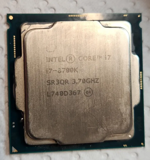 i7-8700K CPU - 4.7GHz (5GHz @ 1.36V Stable OC) *Delidded with Liquid Metal*