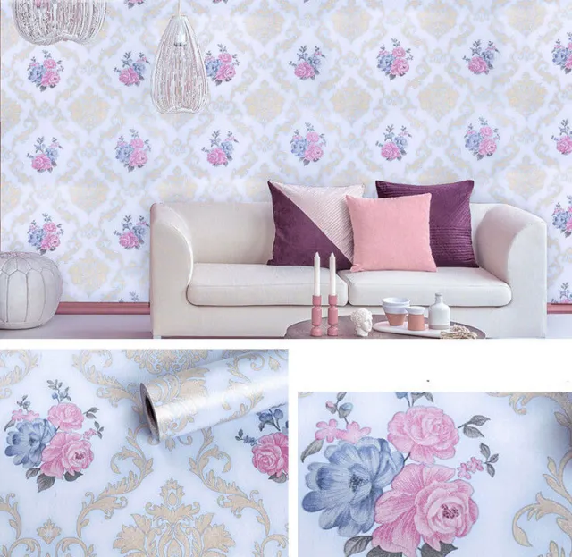 European flower Peel and Stick Wallpaper Removable Self-Adhesive Contact Paper D