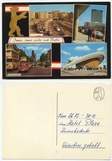 31155 - Again and again to Berlin - old postcard