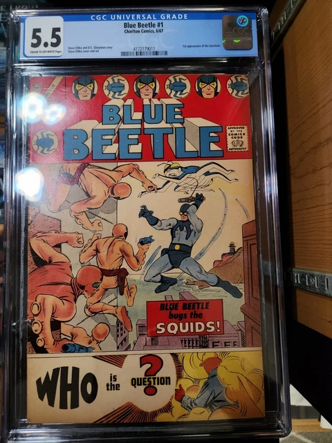 Blue Beetle #1 CGC  1st App Question!! New HBO Max Show TED KORD 1967