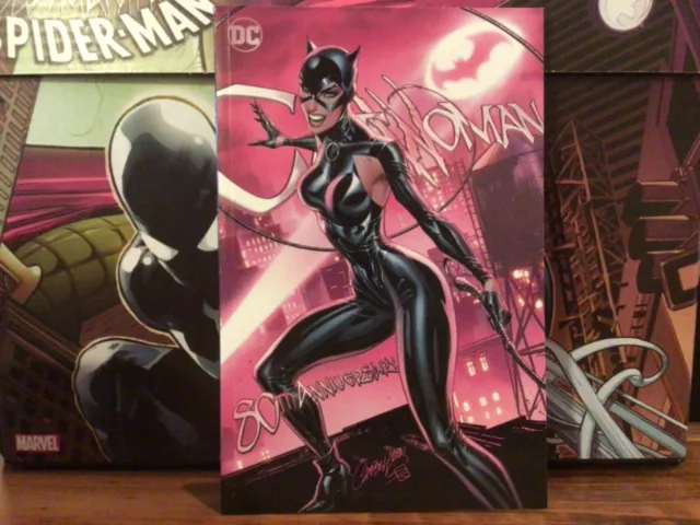 Catwoman 80th Anniversary 1P - J Scott Campbell EXCLUSIVE unsigned