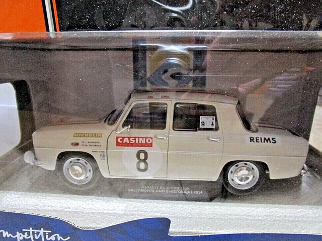 Miniature Renault 8 Gordini 1/43 - Rallye Monte Carlo 1970 N°15 - Swanepoel - Virate