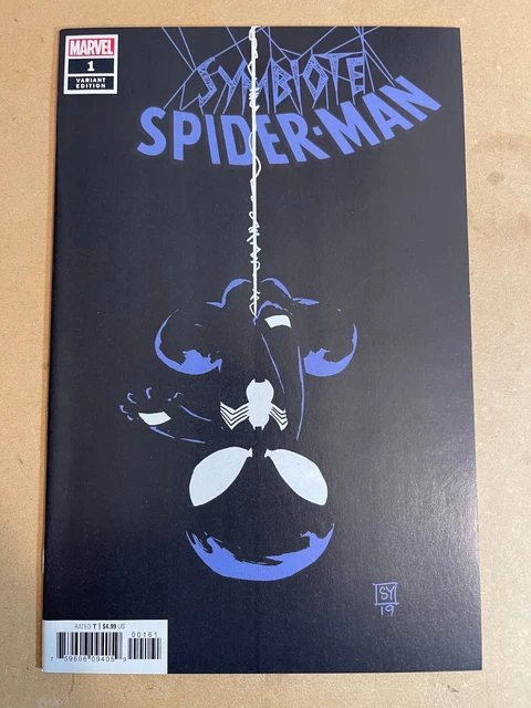 Symbiote Spider Man 1 Skottie Young Variant Cover Marvel Comics 2019 Nm