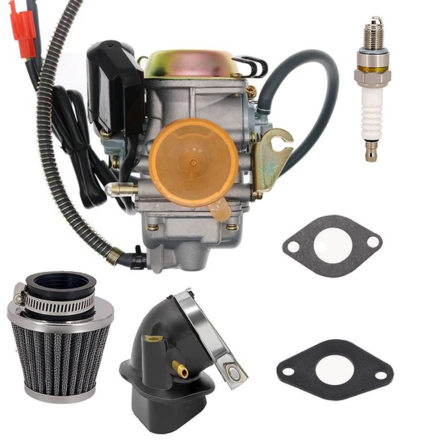 Carburetor & Intake Manifold Boot for Spiderbox Hammerhead Twister 150cc Go Kart