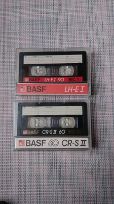 BASF c60 Viola Low Noise CASSETTA VINTAGE AUDIO 70er anni Tape Top Condizione 