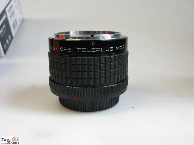 Converter Kenko 2x Cfe Teleplus MC7 for Canon A1, AE1 Objektiv-Converter Black
