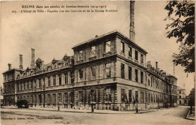 CPA AK Militaire - Reims - L'Hotel de Ville - Ruins (698148)