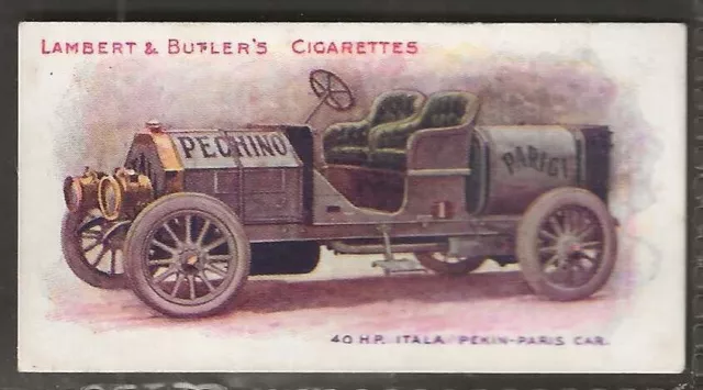 Lambert & Butler-Motors 1908-#24- Itala Pekin Paris Car