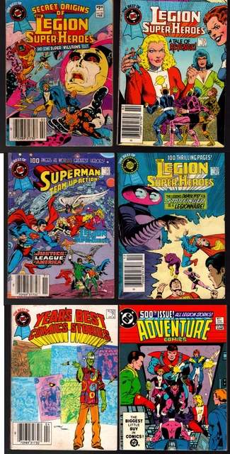6 DC Digests LEGION, SUPERMAN, YEAR'S BEST + ADVENTURE #500