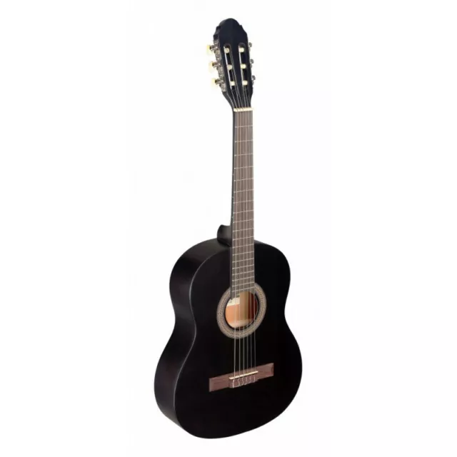 Stagg C430 M BLK - Guitare classique.3/4 tilleul/noir