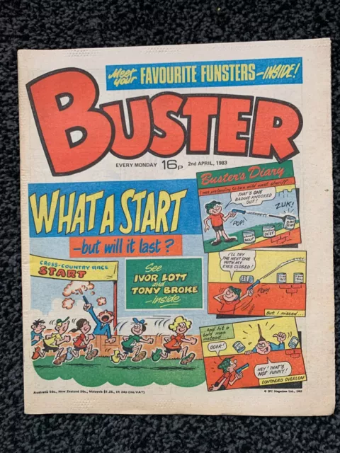 Buster Comic 2nd Apr 1983