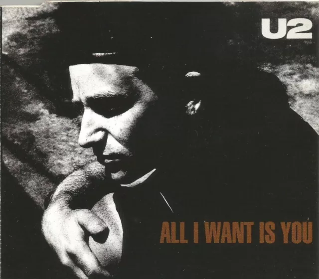 U2 - All I Want Is You original 1989 UK picture disc CD single