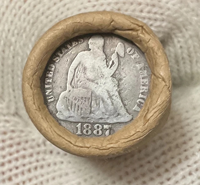Unsearched Old Estate Wheat Penny Roll Indian Head Old Vintage Cents Silver Dime