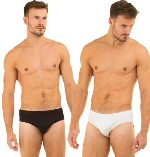 Lotto 3-6-12 Slip Uomo Bianco/grigio – Cotone 100%, Intimo Classico K-17, Multiconfezione