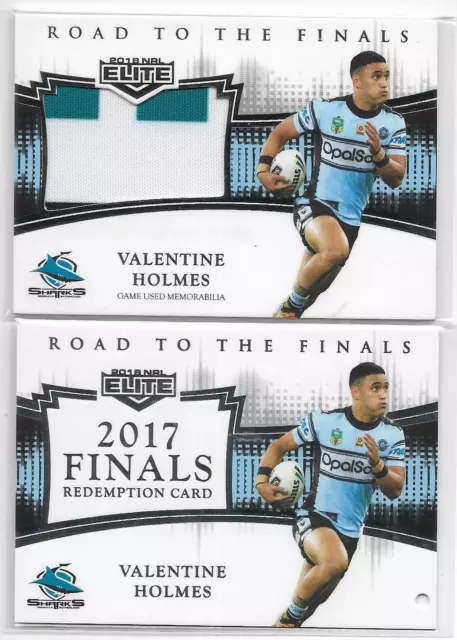 2018 NRL Elite Road To The Finals (RF 3) Valentine HOLMES Sharks 115/165