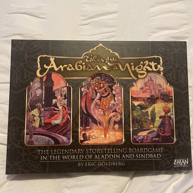 Tales of the Arabian Nights Brettspiel | 99% komplett (fehlen 2 Schatzkarten)