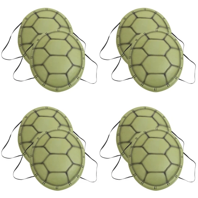 8 PCS Turtle Shells Cosplay Simulation Shells de tortue Performance Performance