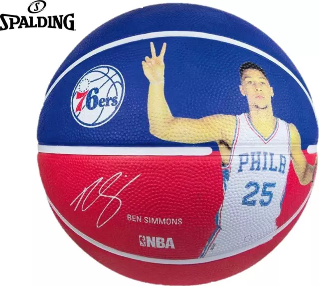 Spalding NBA Player Series Ben Simmons Size 7 Basketball - Red/Blue