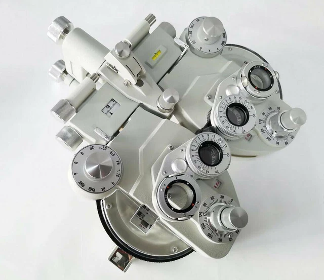 VT5C Minus Manual Phoropter Vision Tester Optometry Refractor Creamy White Color