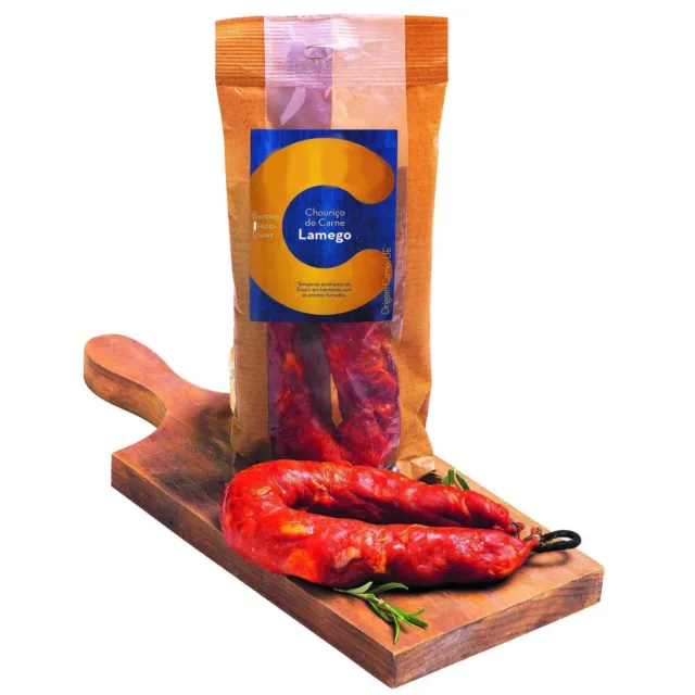 Portuguese Beef Chorizo Traditional Lamego Portugal Sausage Delicious 200g