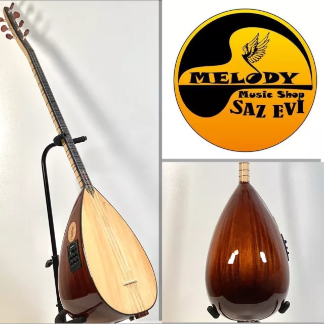 Uzun Kol Saz mit Fishman Equalizer Profesyonel - Mizrap Tezene , Canta - Tasche