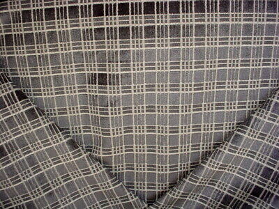 11-3/4Y Brunschwig & Fils Graphite Textured Frieze Velvet Upholstery Fabric