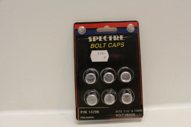 Cache vis aluminium poli pour tête de boulon 7/16’’ et 10mm