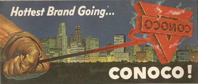 1966 CONOCO Continental Oil Road Map ST. LOUIS Missouri Route 66 Florissant 2