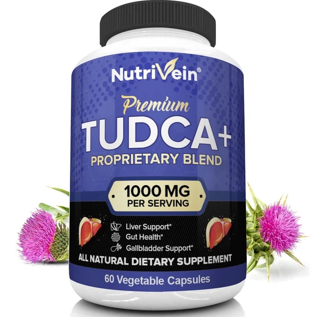 TUDCA (Tauroursodeoxycholic Acid) Liver Support Suppleent - 1200g Per - Foto 8