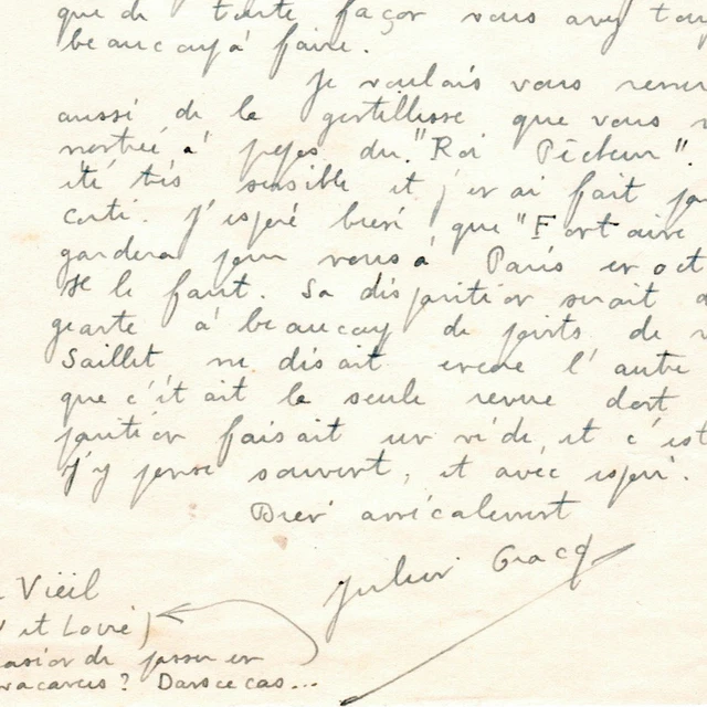 Lettre Autographe Signée André Theuriet - Poète Français - 1898 - 4 Pages