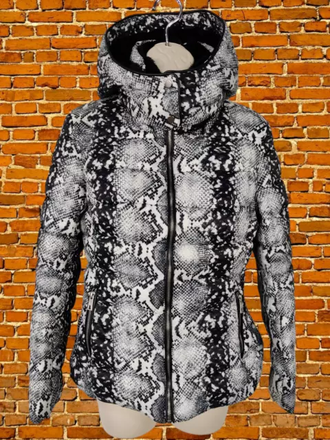 Zara snakeskin puffer jacket cheap