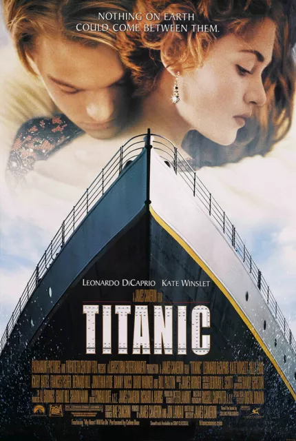 UNFRAMED Titanic Movie Poster Prints Canvas Print Decor